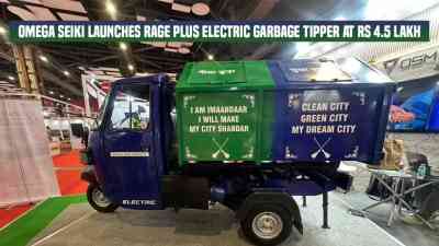 Omega Seiki Launches RAGE Plus Electric Garbage Tipper at Rs 4.5 Lakh